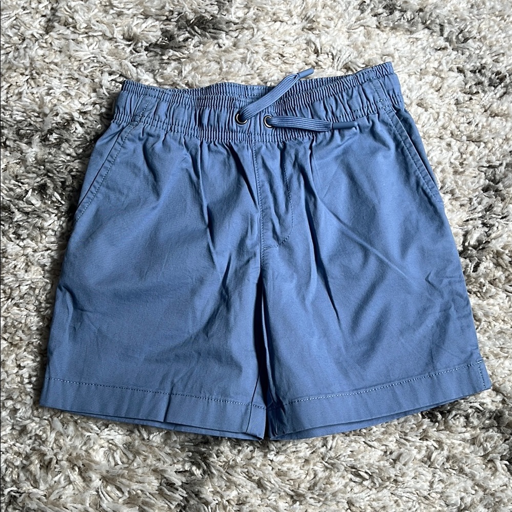 J. Crew. Crewcuts. Boys pier short in stretch twill. Blue. Pier. Size 5. New.